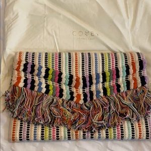 Stella and Dot fringe clutch